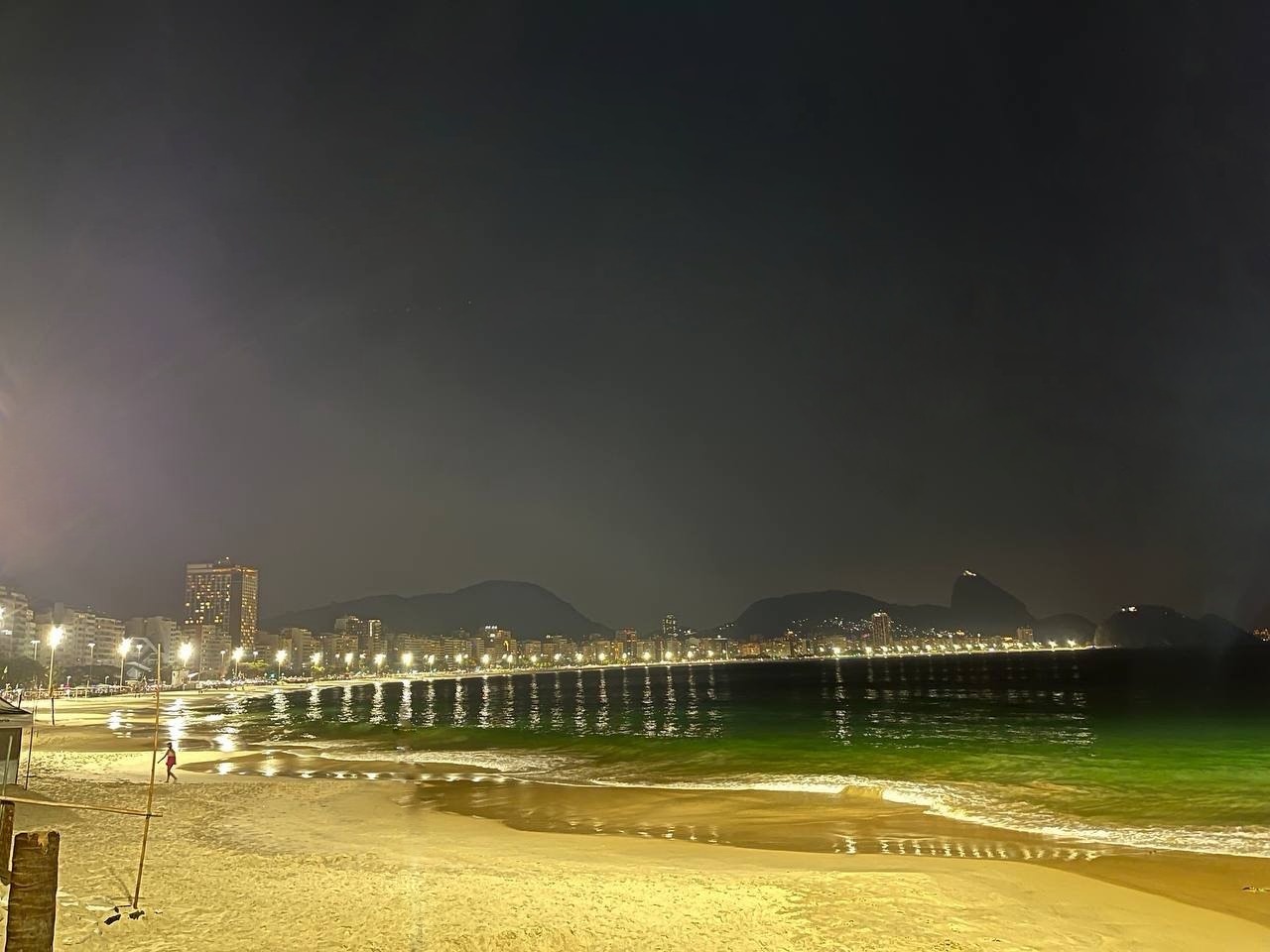 Copacabana at night